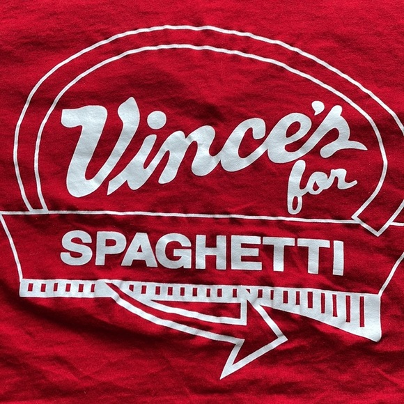 Vince’s for Spaghetti Tee Shirt size small - Picture 5 of 7